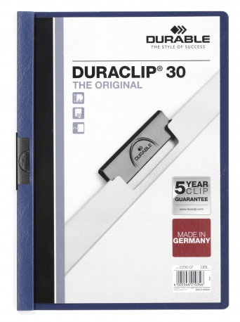 Klemm-Mappe Duraclip Original 30 dklblau