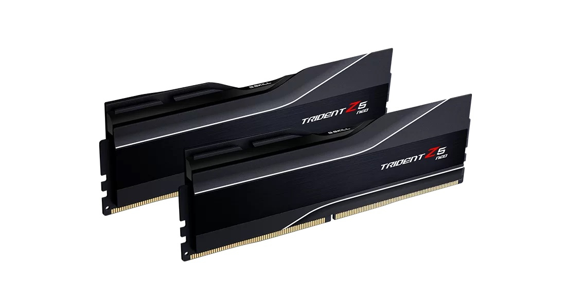 2x 32GB (64GB Kit) DDR5-6000 G.Skill Trident Z5 Neo schwarz CL30 (AMD EXPO)