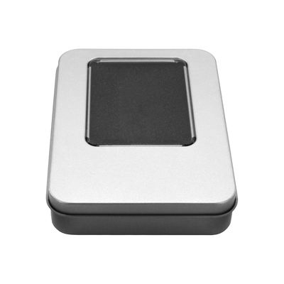 Aluminium-Box – Aufbewahrungsbox für USB-Sticks – Silber
