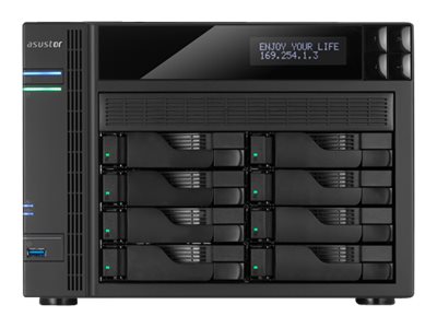 AS-608T - NAS-Server - 8 Schächte - SATA 6Gb/s / eSATA