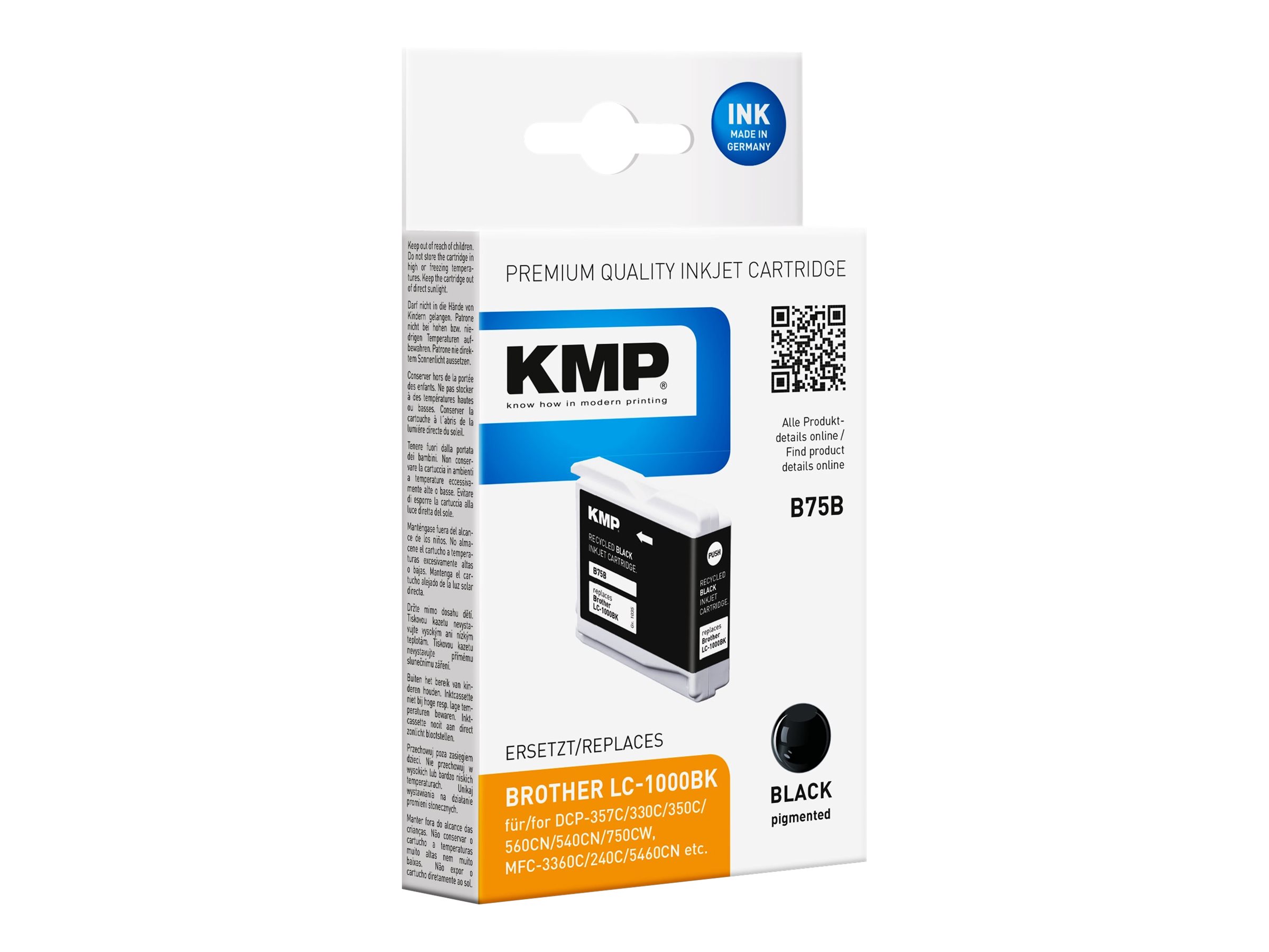 B75B ersetzt Brother LC-1000BK Doppelpack schwarz
