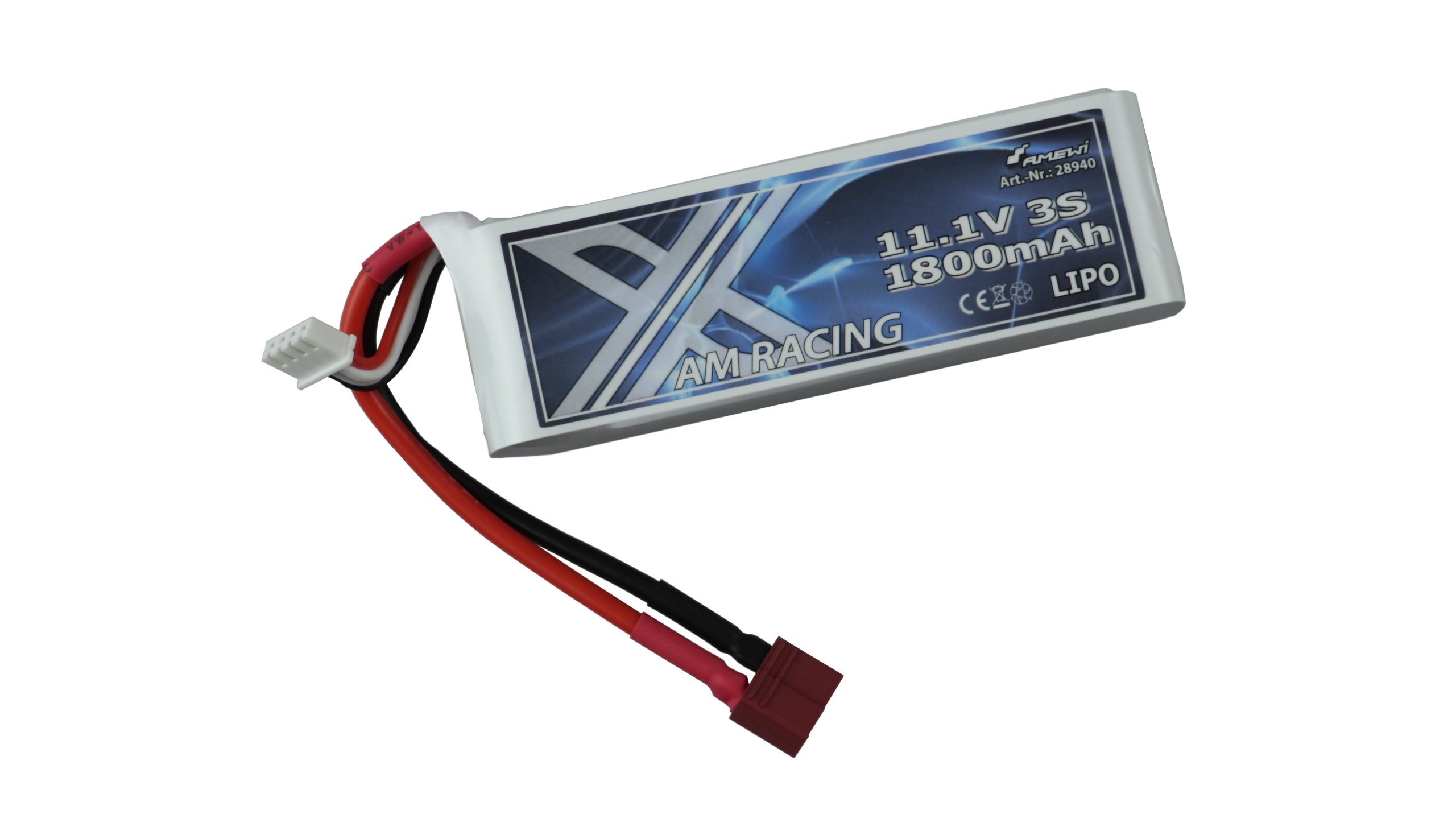 Zubehör LiPo Akku 3S 11,1V 1800mAh 40C/80C Softcase DE