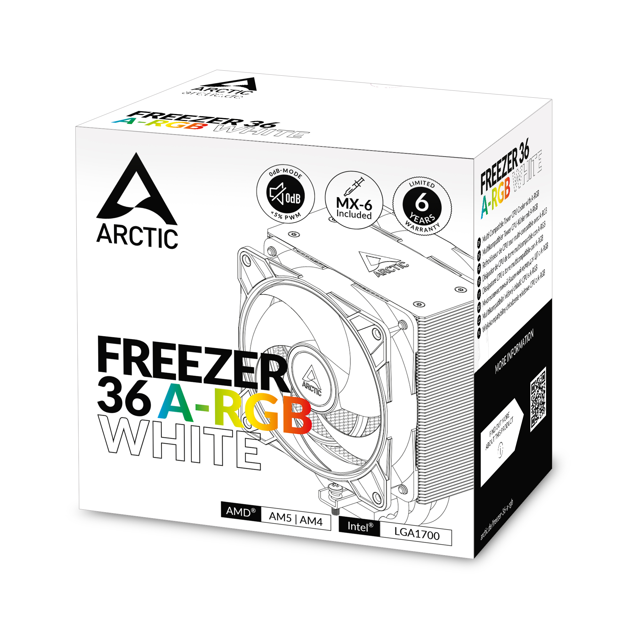 Freezer 36 ARGB White Tower-Luftkühler