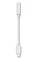 Audio-Adapter Stereo Lightning   20cm  weiß