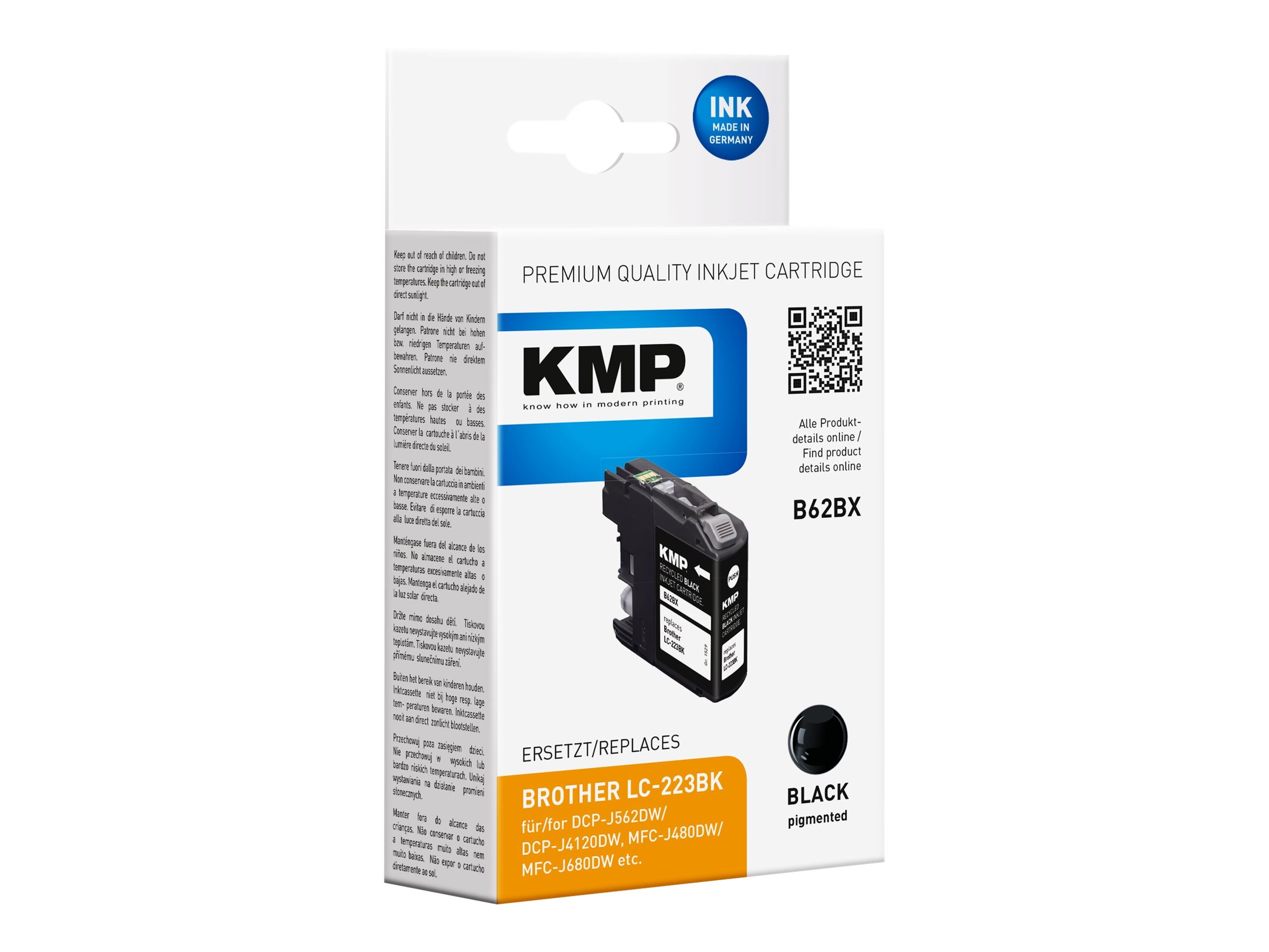 B62BX ersetzt Brother LC-223BK schwarz