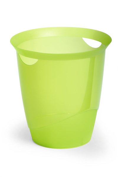 TREND Papierkorb – 16 L – Transluzent Grün