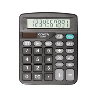 220 MD - Desktop - Einfacher Taschenrechner - 10 Ziffern - Display klappbar - Batterie/Solar - Schwarz