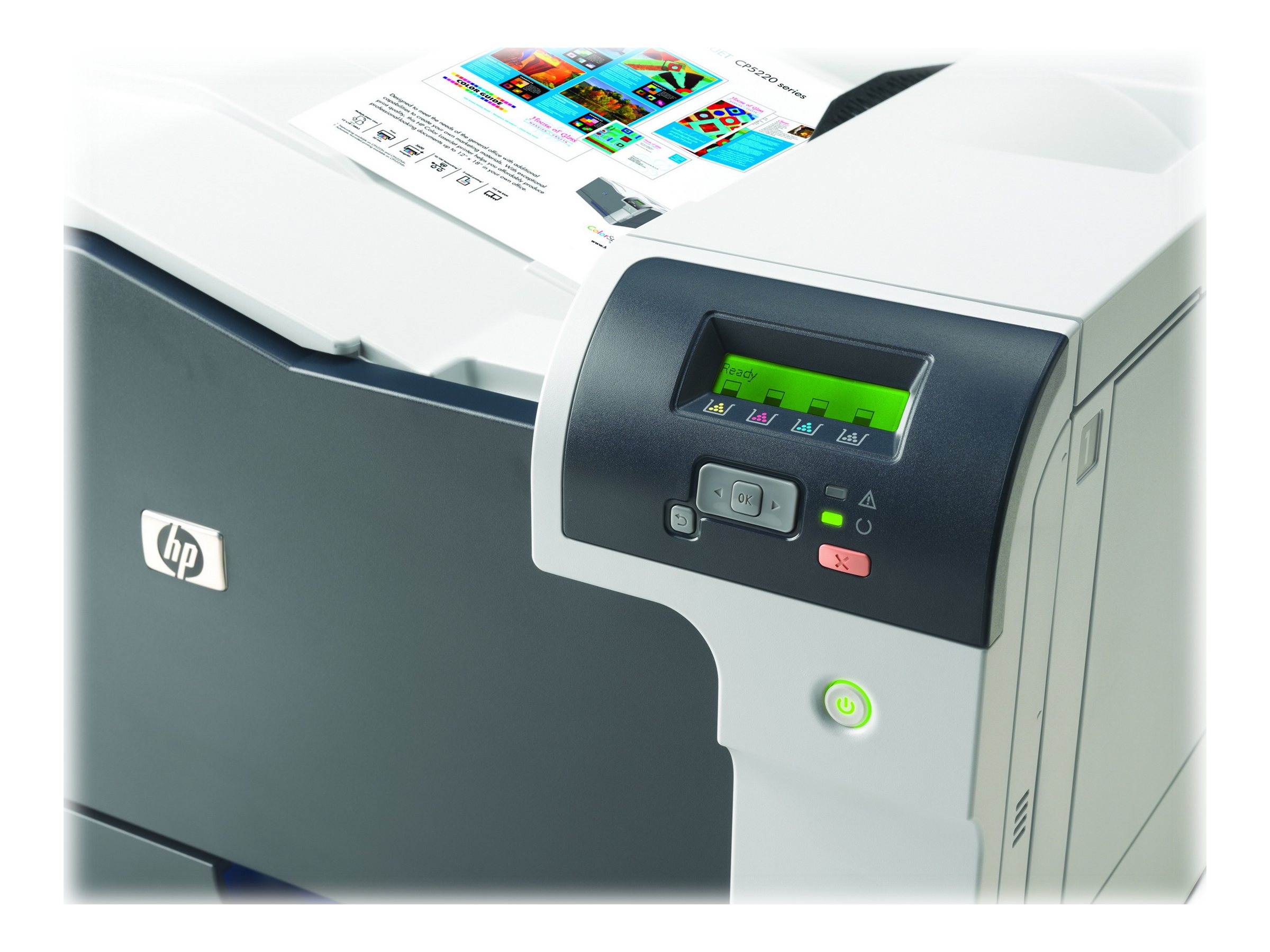 HP Color LaserJet Professional CP5225n - Drucker - Farbe - Laser - A3 - 600 dpi - bis zu 20 Seiten/Min. (einfarbig)/