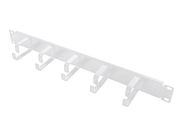 Kabelmanagementleiste - Hellgrau, RAL 7035 - 1U - 48.3 cm (19")