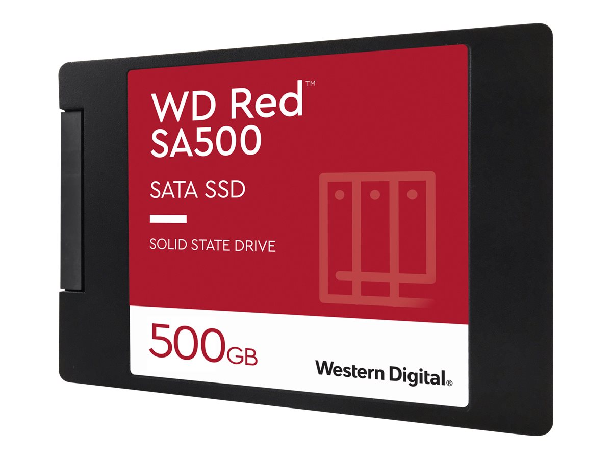WD Red SA500 NAS SATA SSD WDS500G1R0A - 500 GB SSD - intern - 2.5" (6.4 cm)
