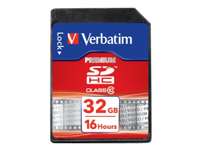 SD Card  32GB Verbatim SDHC Premium Class 10 retail