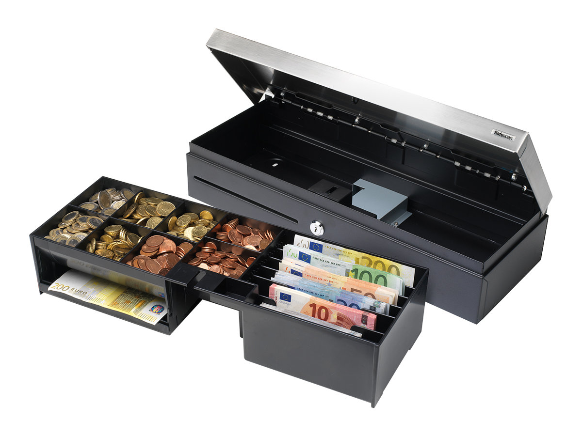 Safescan SD-4617S Klappdeckel Kassenladen 46 x 17 x 10 cm