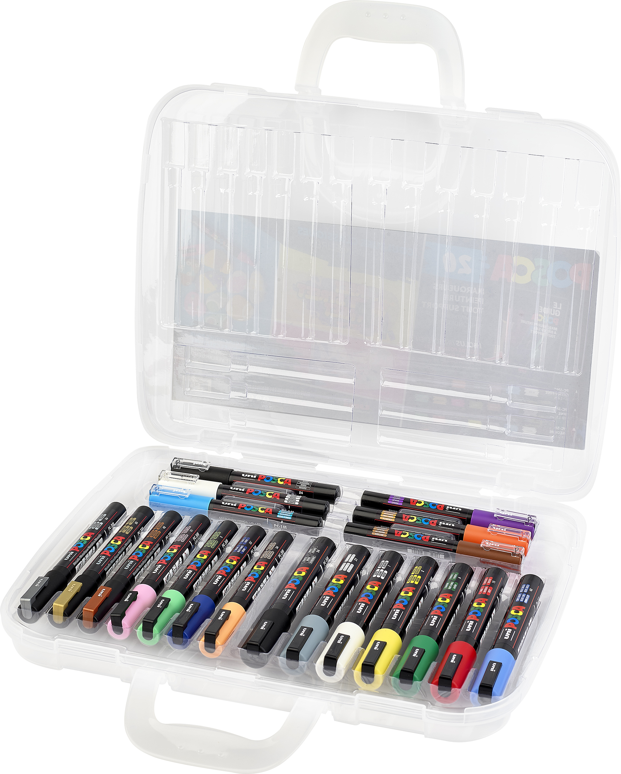 Marker UNI Malkoffer Klassik 20er Set