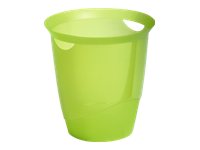 DURABLE TREND Papierkorb 16l transluzent grün