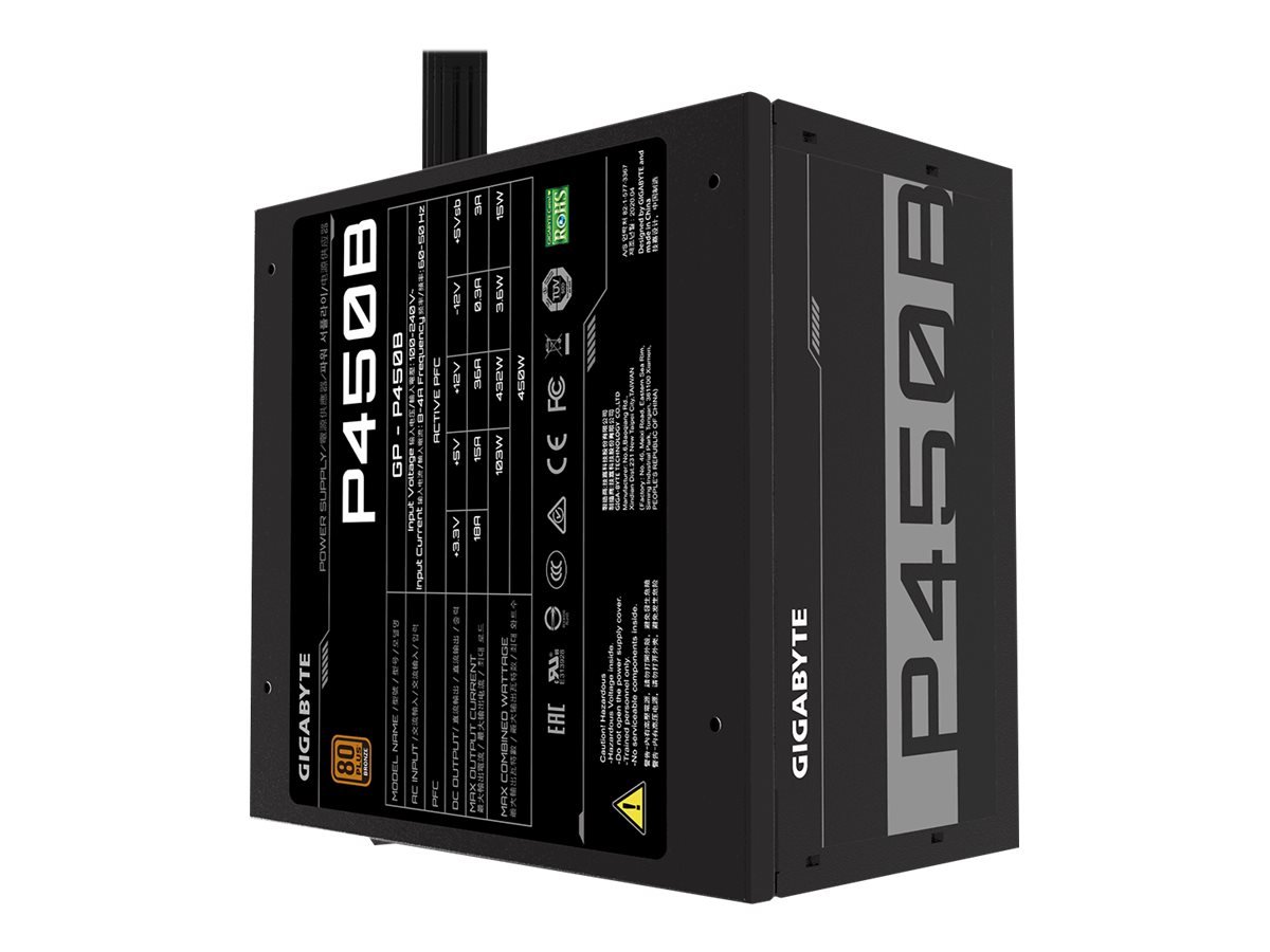 Gigabyte P450B 450W ATX 2.31 Netzteil Non-Modular 80+ Bronze