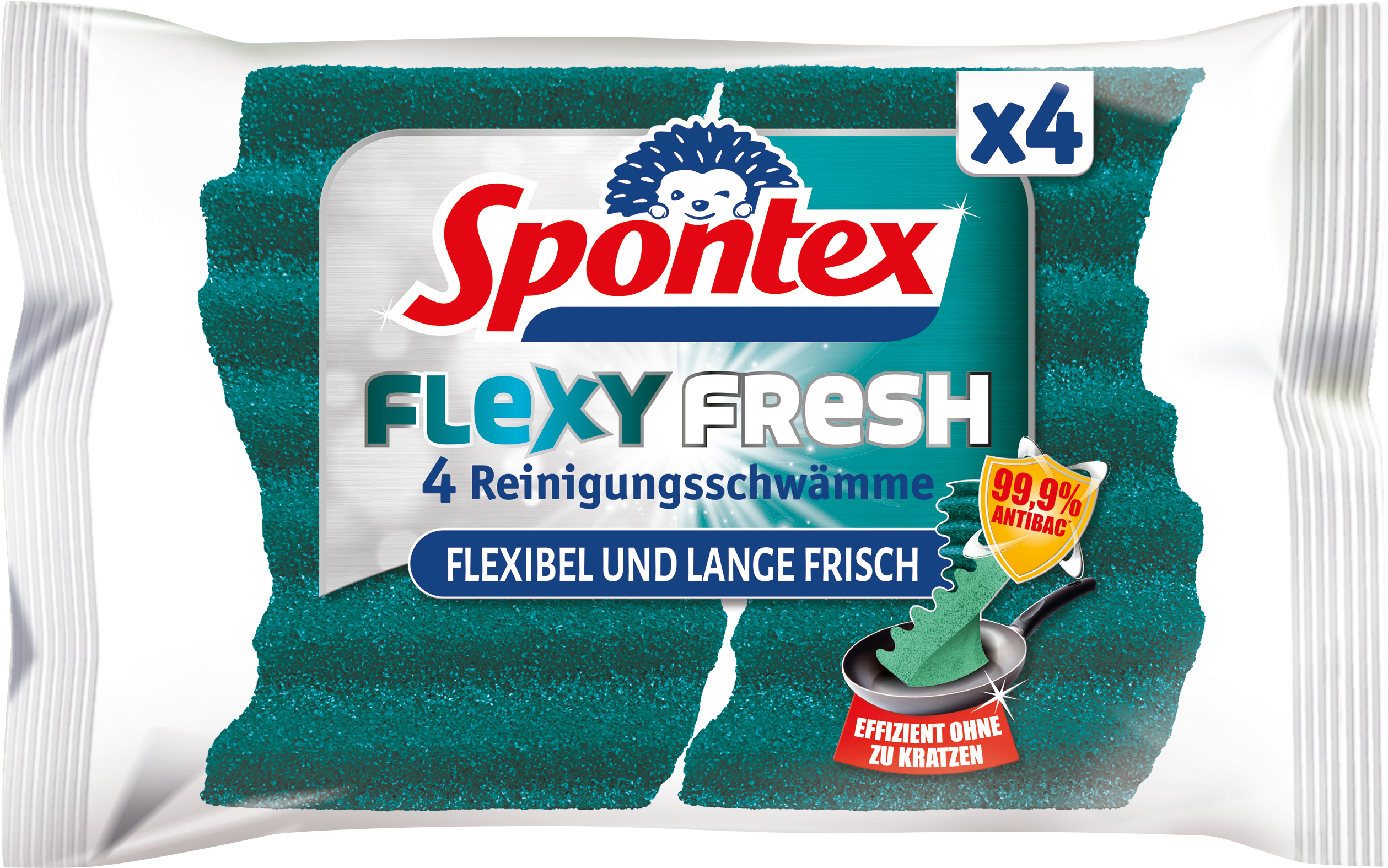 Reinigungsschwamm Flexy Fresh 4er Pack
