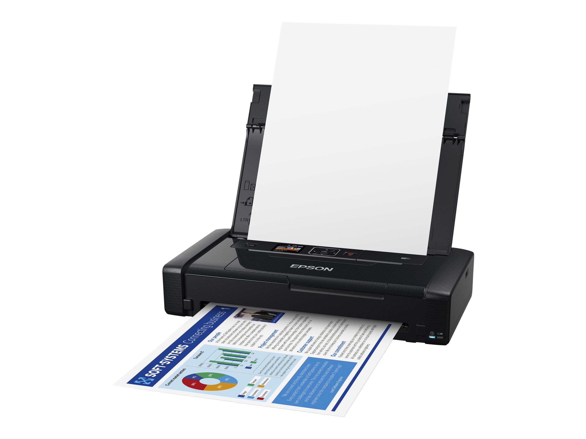 Epson WorkForce WF-110W - Drucker - Farbe - Tintenstrahl - A4 - 5760 x 1440 dpi - bis zu 7 Seiten/Min. (einfarbig)/