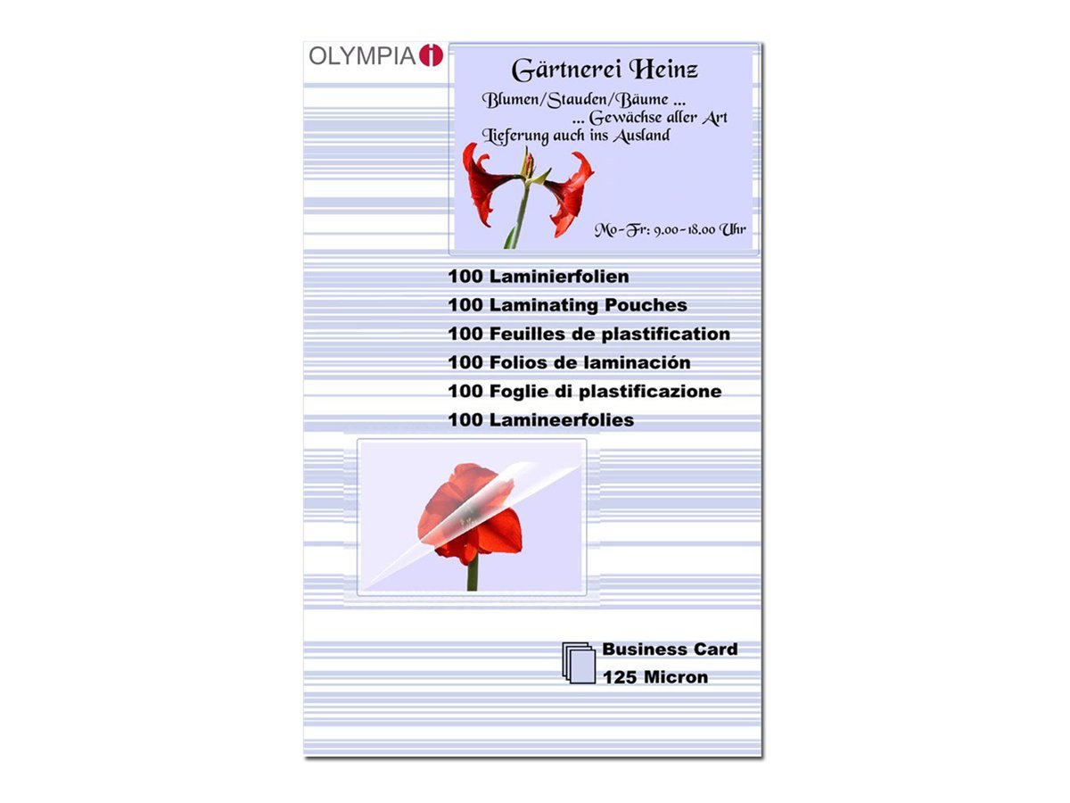 100 - durchsichtig - Laminierfolie