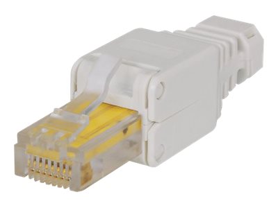 Intellinet Werkzeugloser RJ45-Stecker, RJ45-Modularstecker, kein Crimpwerkzeug benötigt - Netzwerkanschluss - RJ-45 (M)