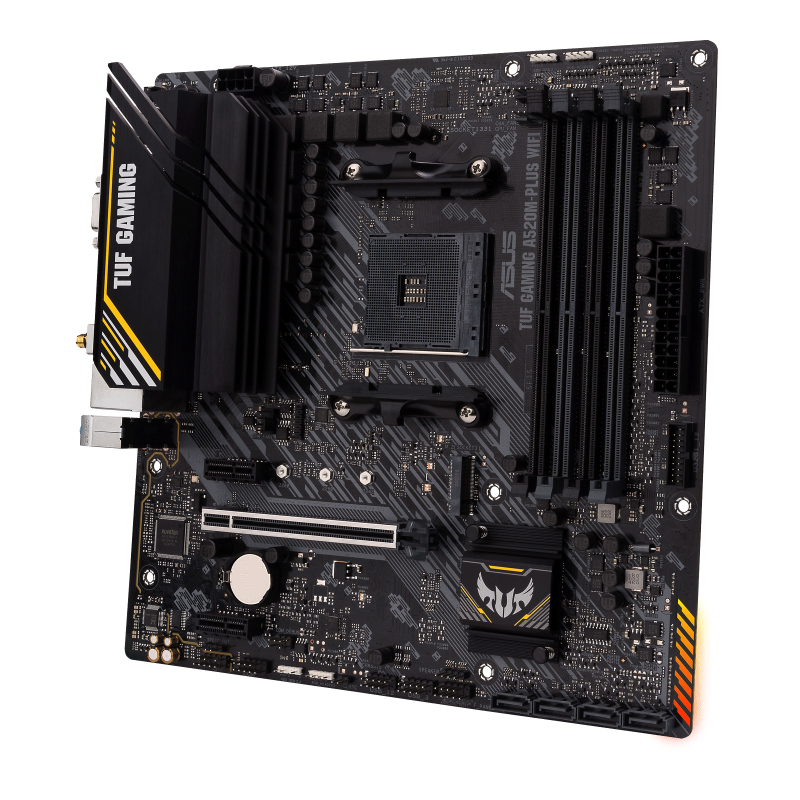 ASUS TUF Gaming A520M-Plus WIFI - AMD A520 - So. AM4 - mATX