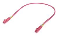 OM4 Duplex LC/UPC | LWL-Patchkabel 50er-Pack | 0,5 m | Multimode | LSZH