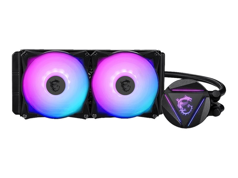 MAG CORE LIQUID 240R V2 - Prozessor-Flüssigkeitskühlsystem - Kühlergröße: 240 mm - (für: LGA1156, AM2, AM2+, LGA1366, AM3, LGA1155, AM3+, LGA2011, FM1, FM2, LGA1150, FM2+, LGA2011-3, LGA1151, AM4, LGA2066, LGA1200, LGA1700)