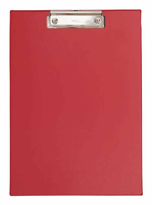 Klemmbrett MAULpoly – A4 – rot – Folienüberzug