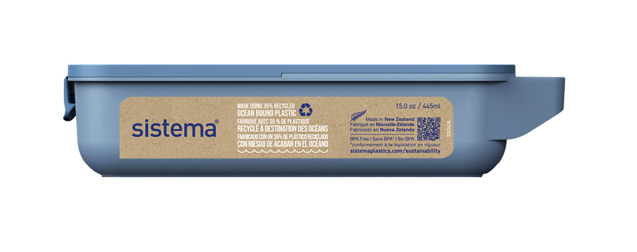 sistema Slide and Snack Box recyceltes PP 430ml 1 Stück