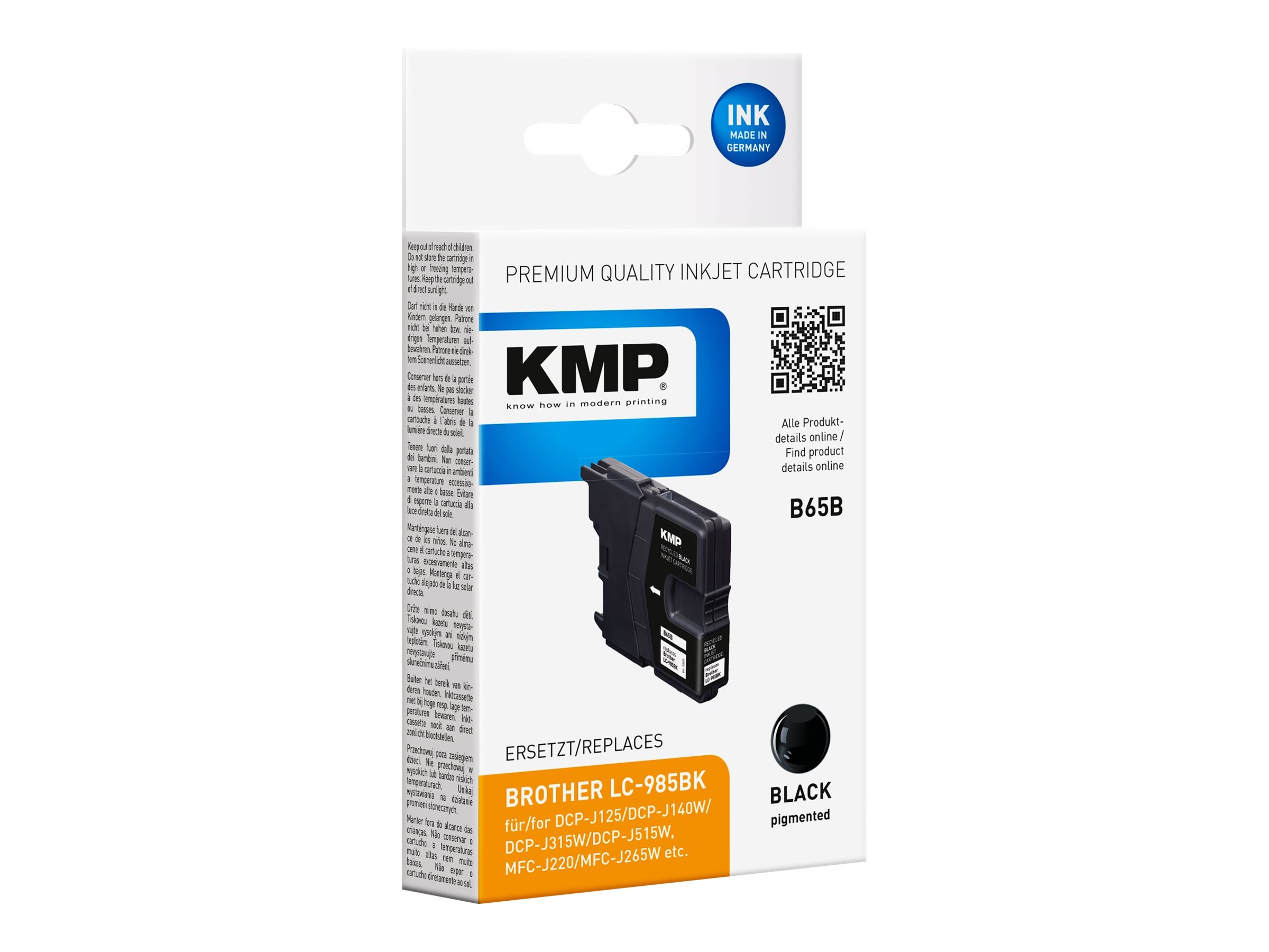 B65B ersetzt Brother LC-985BK schwarz