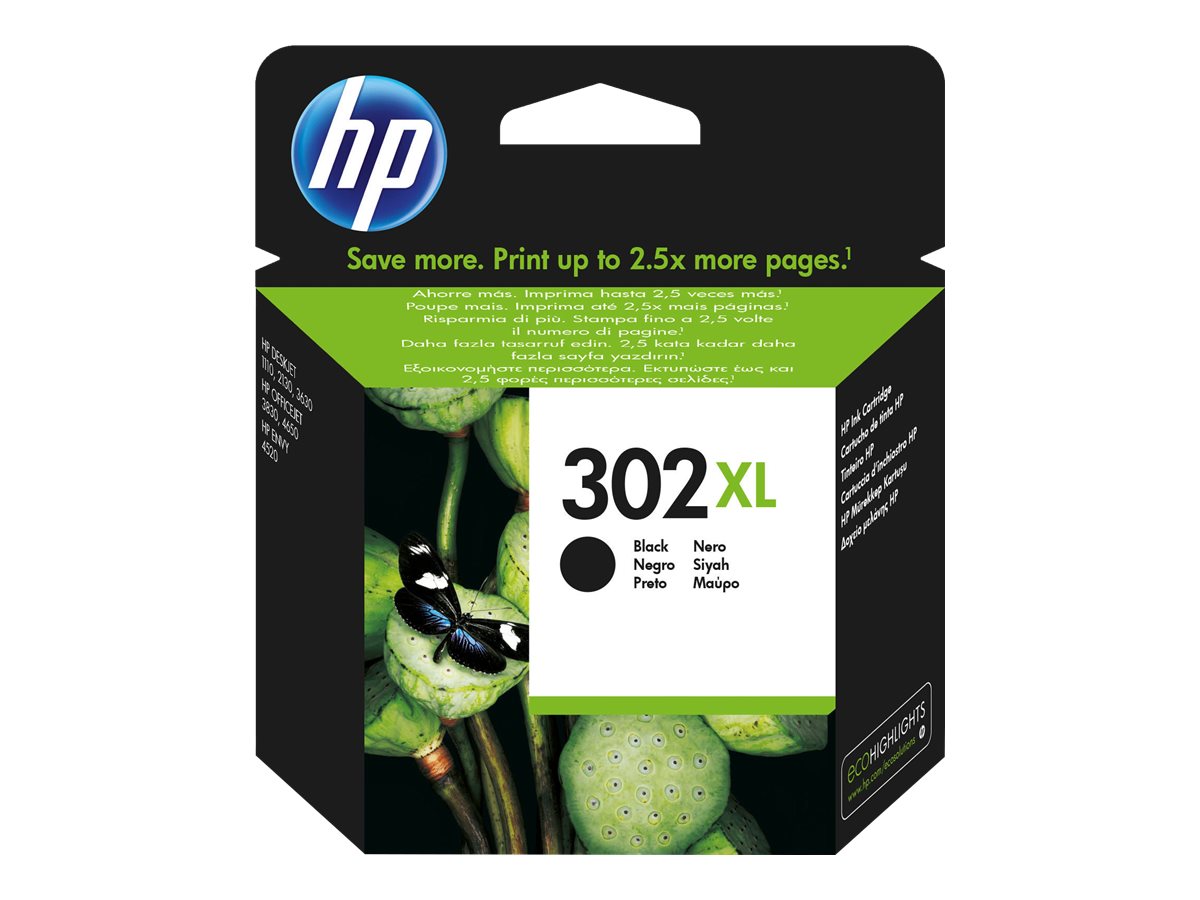 HP 302XL - Hohe Ergiebigkeit - Schwarz - Original