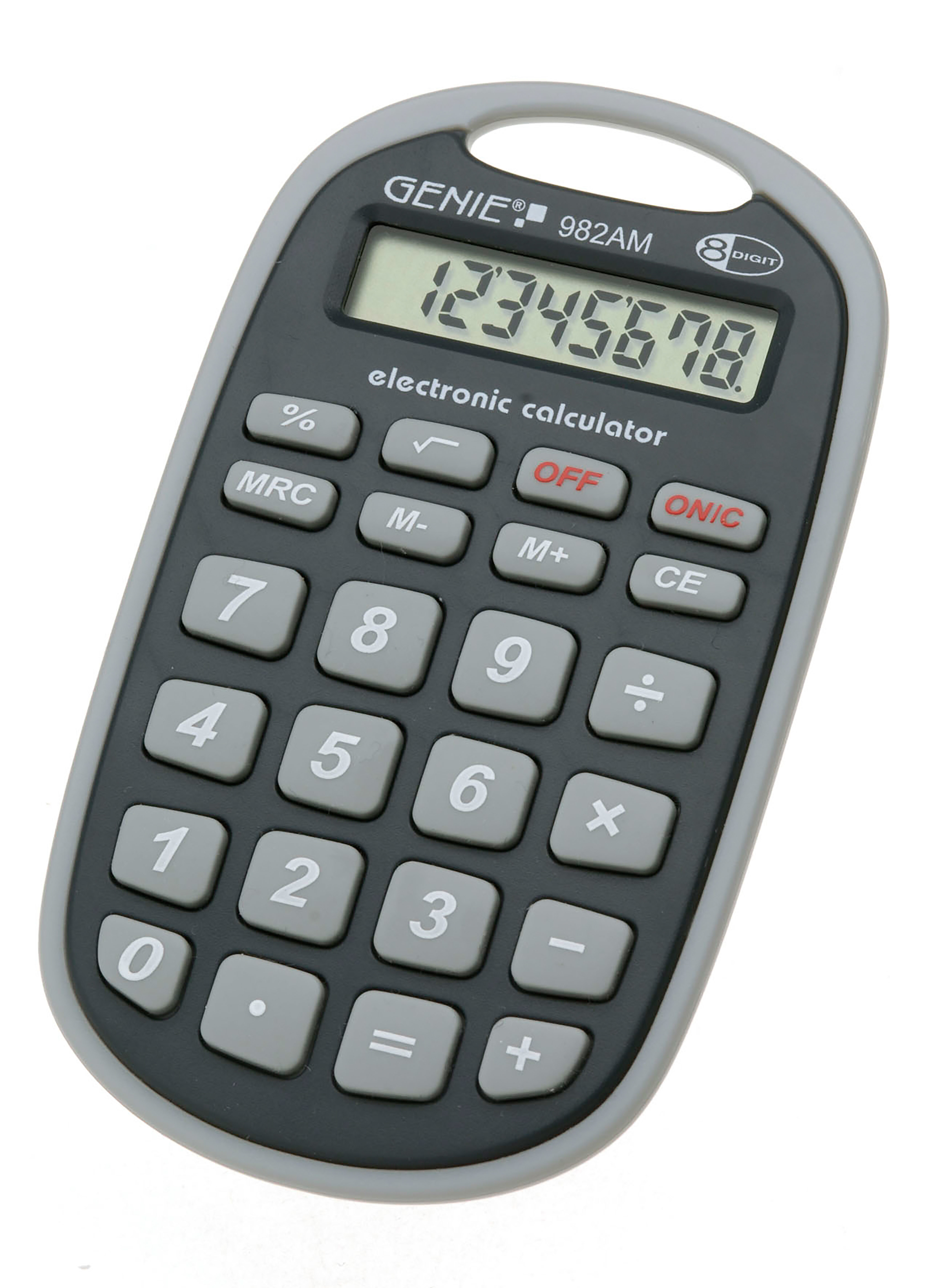 982 AM – Taschenrechner – schwarz/grau