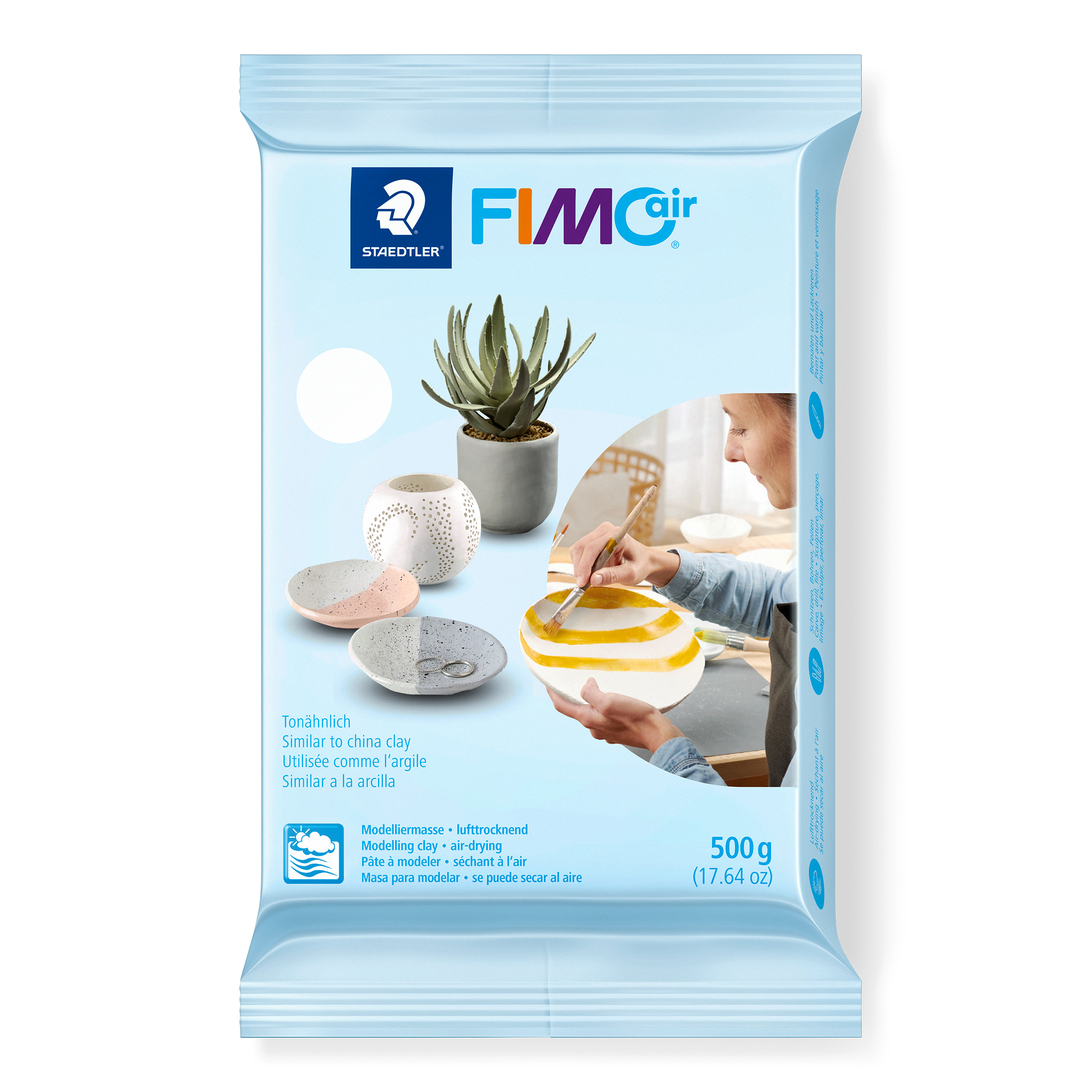 FIMO Mod.masse FimoAir basic 500g weiß