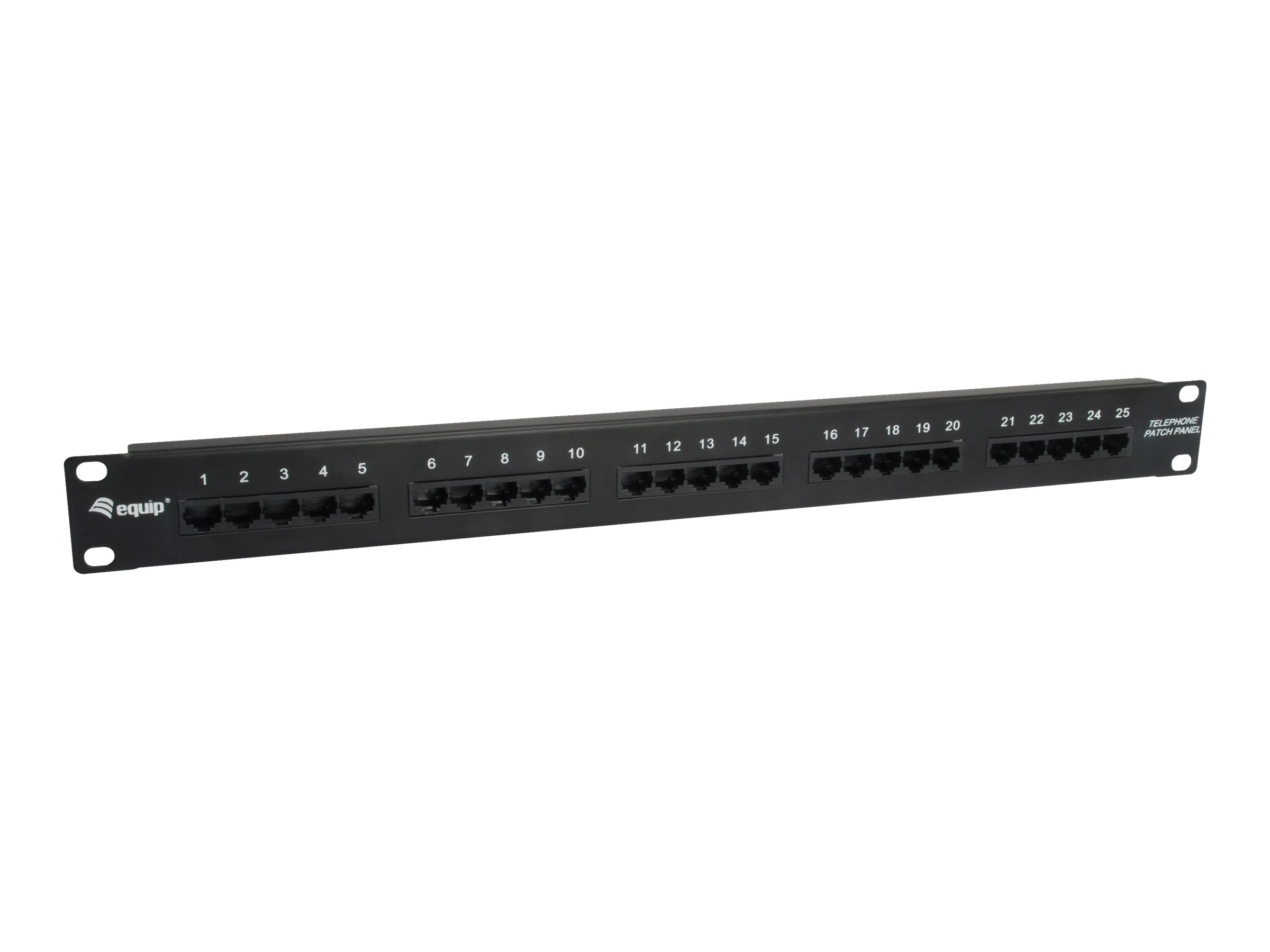Pro ISDN - Patch Panel - RJ-45 X 25 - Hellgrau - 1U - 48.3 cm (19")
