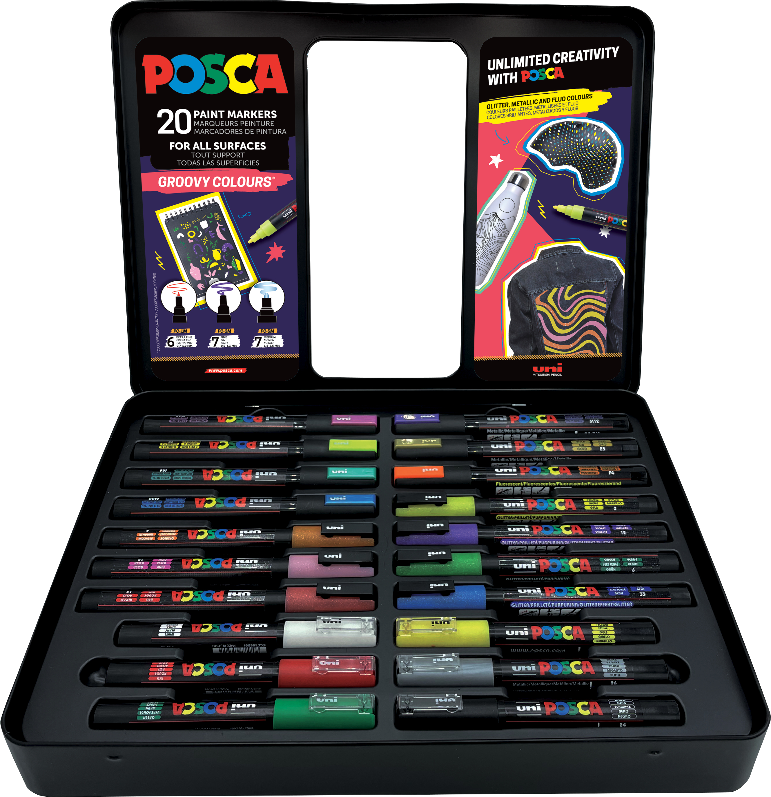 Marker Set – Groovy Colours – 20 Stück