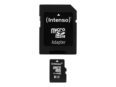 Class 10 - Flash-Speicherkarte (microSDHC/SD-Adapter inbegriffen)