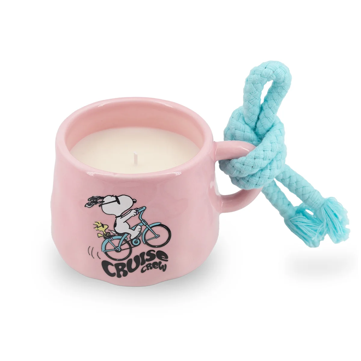 Rope Tasse Cruise Crew | Duftkerze | 200 g | Erdbeere, Melone & Pfirsich | bis 40 Std. Brenndauer