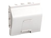 Gehäuse mit modularen Einsätzen - 1 Anschluss