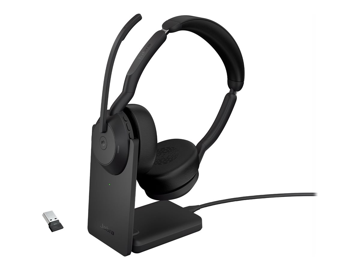 Jabra Headset Evolve2 55 USB-A MS Stereo Stand schnurlos