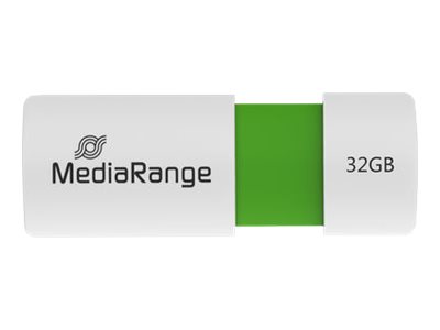 USB-Stick 32GB | USB 2.0 | USB-A | Slider | Grün