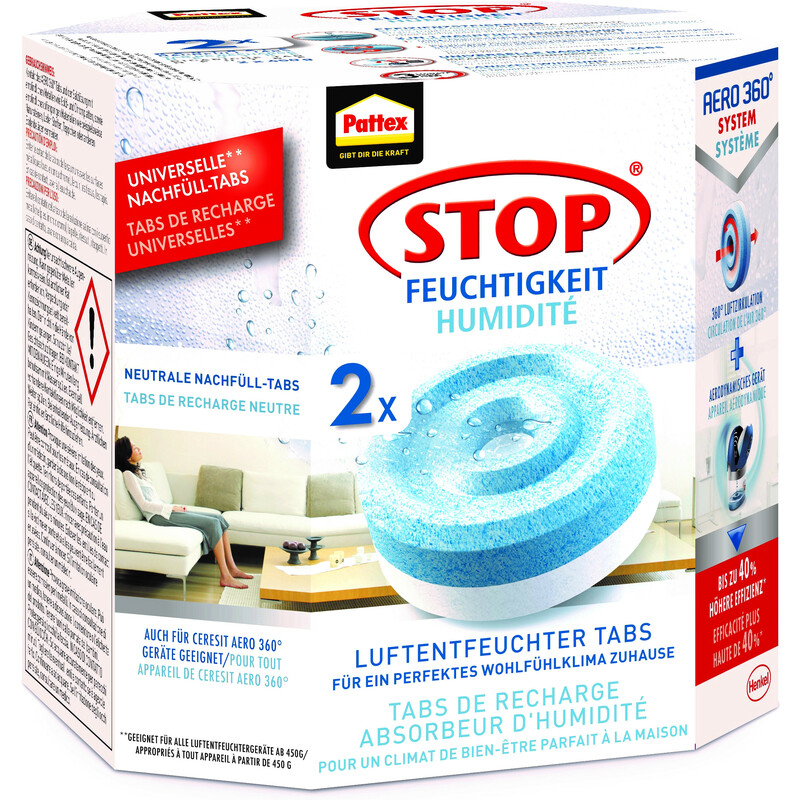 Luftentfeuchter Nachfüller 2 x 450g
