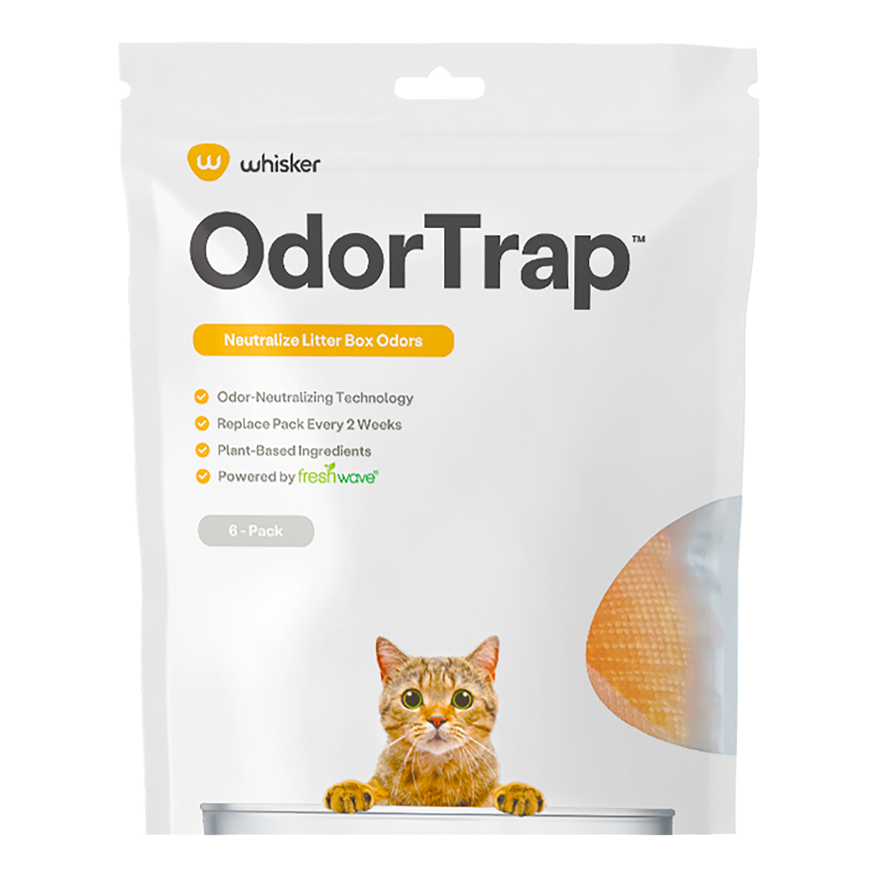 OdorTrap Geruchsneutralisierer für Katzentoiletten | 6er-Pack