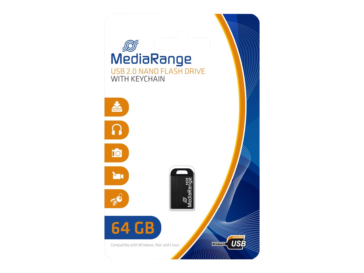 USB-Stick 64GB USB 2.0 Nano