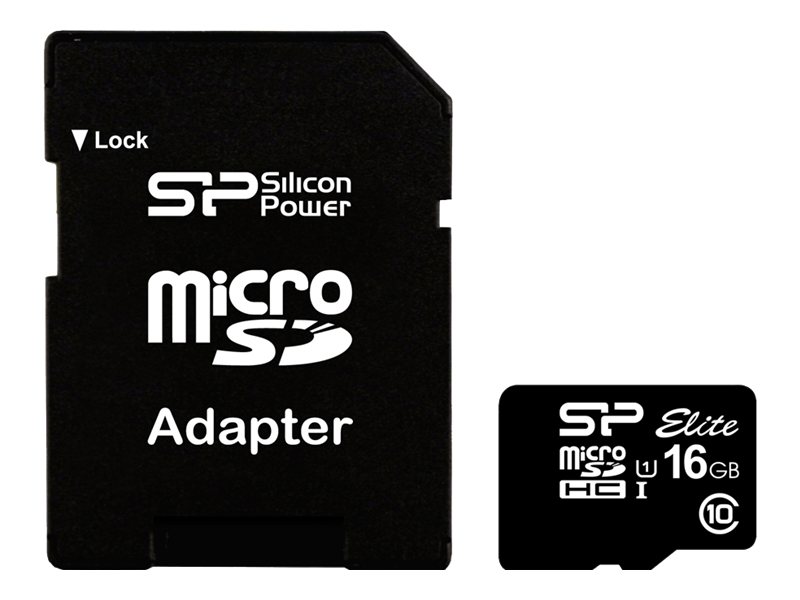 Elite - Flash-Speicherkarte (microSDHC/SD-Adapter inbegriffen)