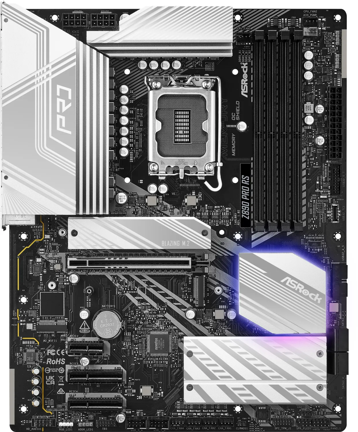 AsRock Z890 Pro RS - Intel Z890 - So. 1851 - ATX