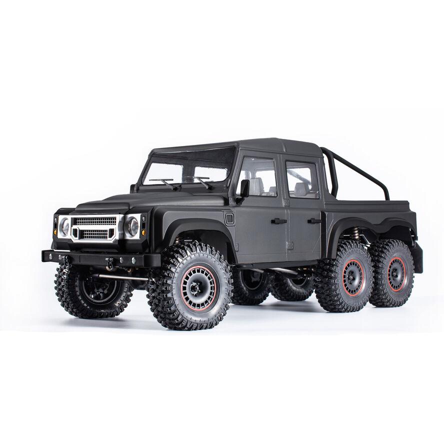 AMXRock RCX10.3R Scale Crawler 6x6 Pick-Up 1:10 Roller mit transparentem Lexan-Karo