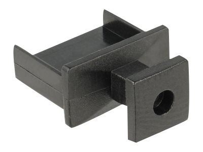 Dust Cover for USB Type-A Female - Schutzumschlag - Schwarz (Packung mit 10)