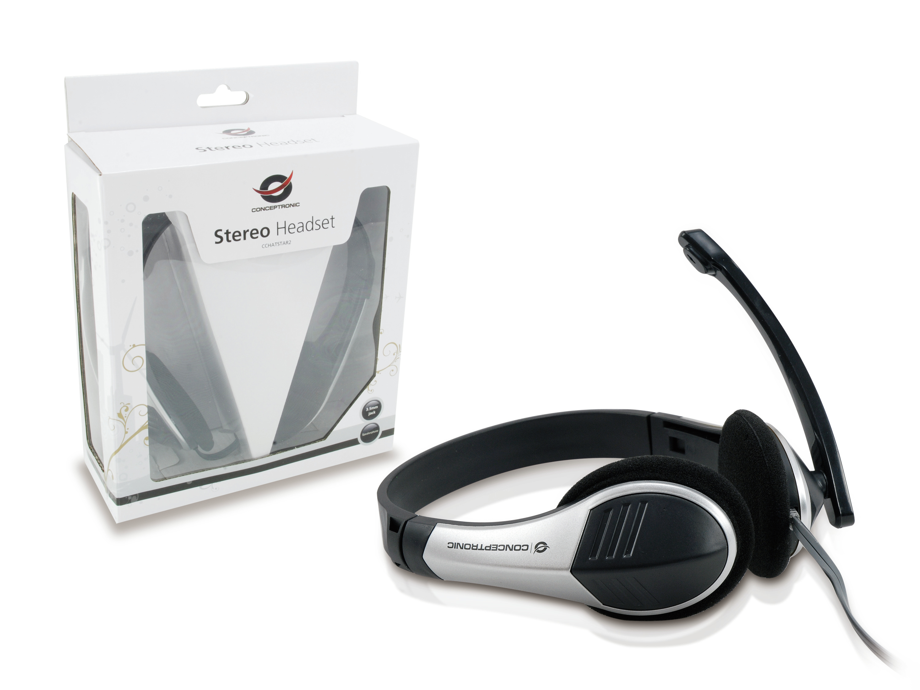 Conceptronic Chatstar CCHATSTAR2 - Headset - On-Ear