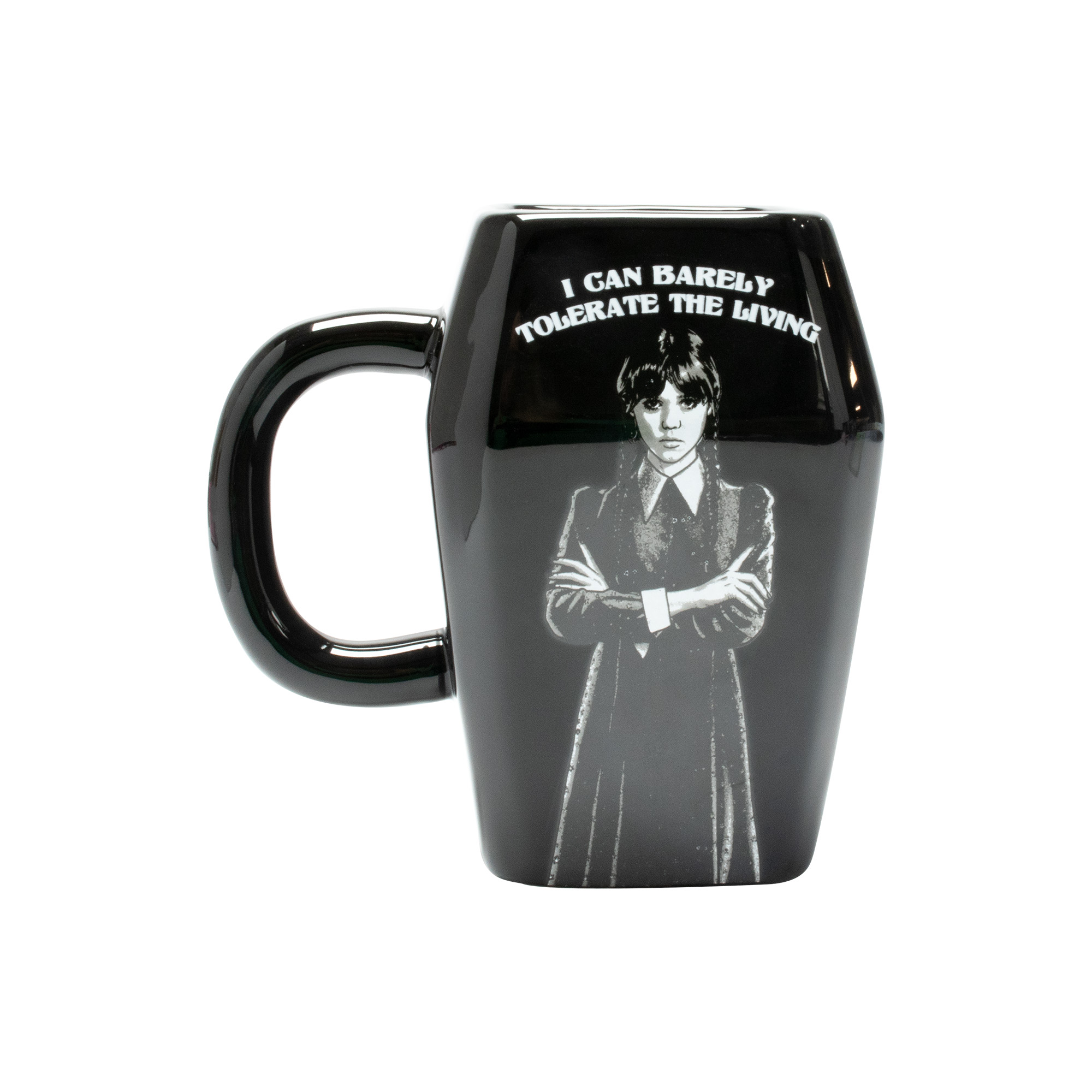 Wednesday - Tasse & Socken Set im Sarg Design