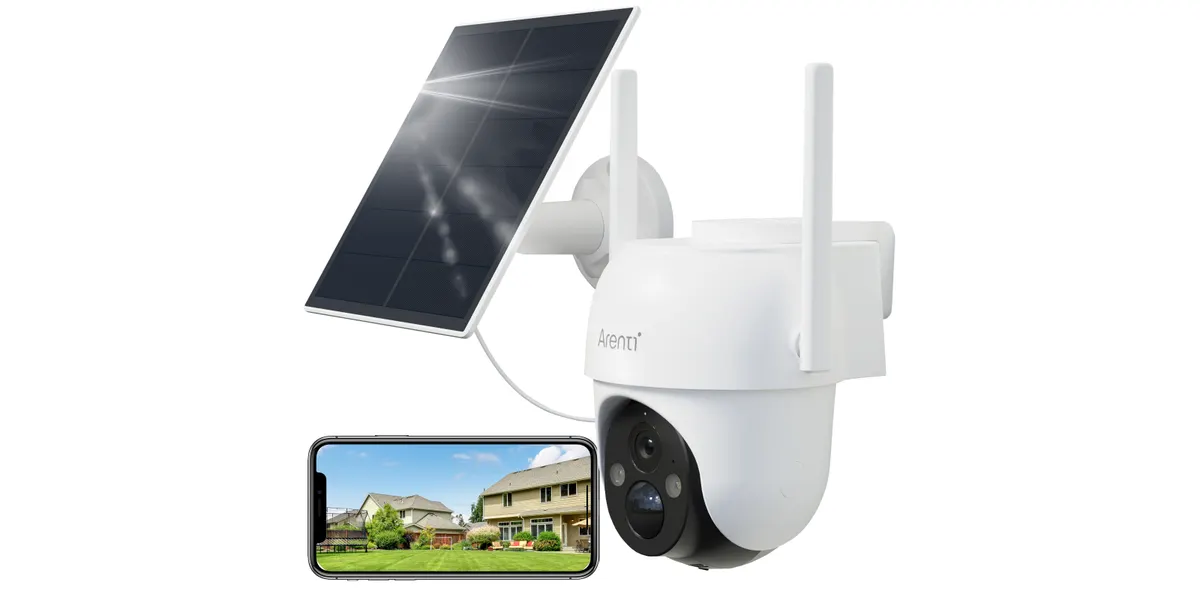 Arenti Wire-Free Outdoor UHD  Battery Camera + Solar Panel