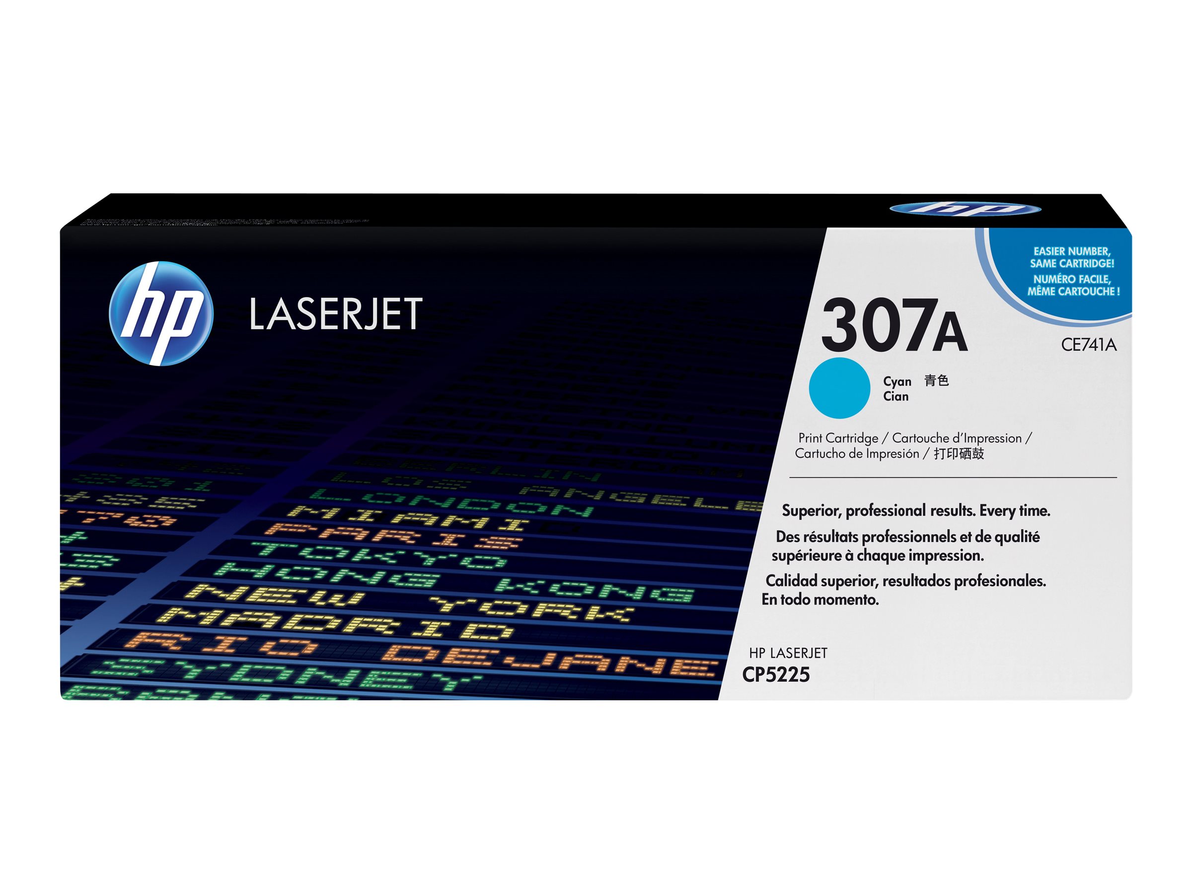 HP 307A - Cyan - Original - LaserJet - Tonerpatrone (CE741A)